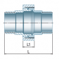 Preview: Verschraubung Typ 345, A/A, konisch dichtend, 3/4"